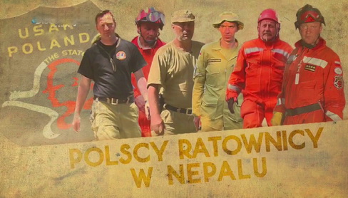 Polscy ratownicy w Nepalu